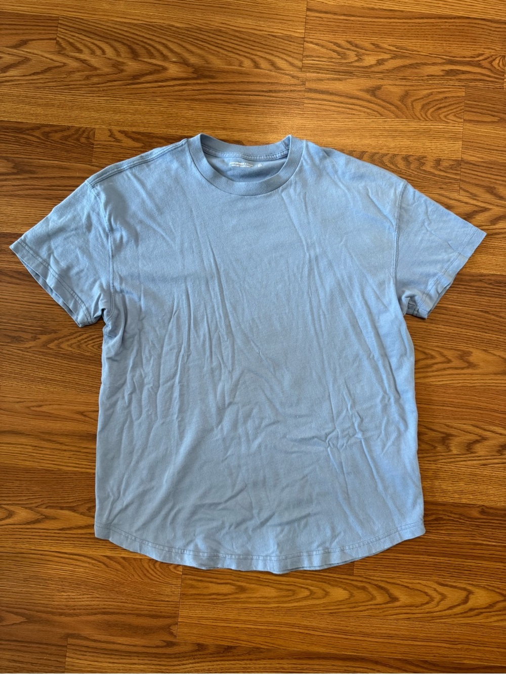 Abercrombie & Fitch Soft A&F Essentials Tee Blue XL 100% Cotton